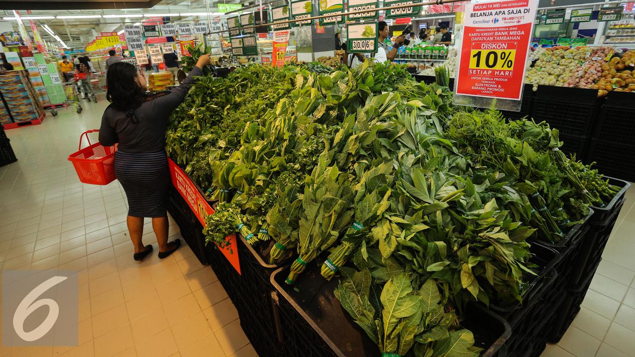 Awal bulan puasa, Sayur Mayur di Supermarket Ikut Naik
