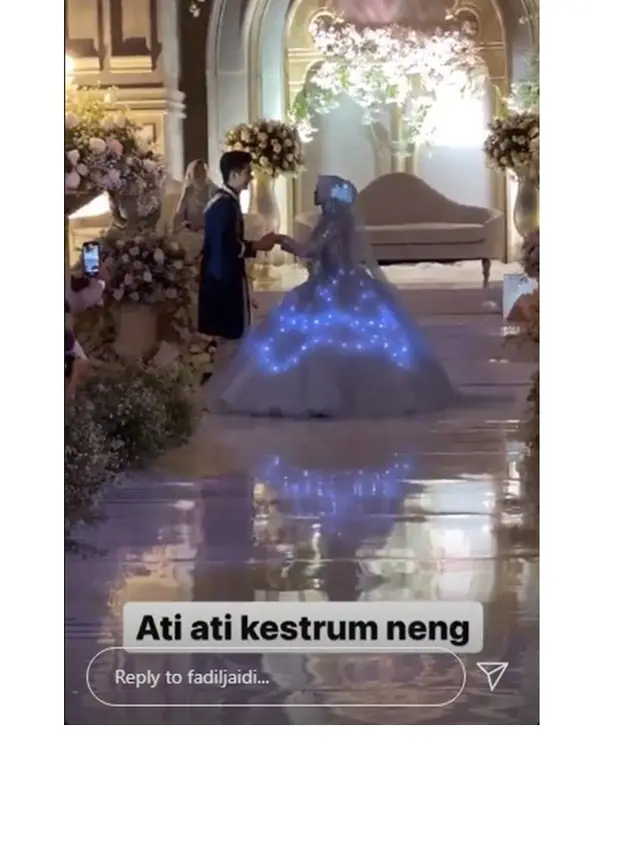10 Momen Resepsi Pernikahan Ria Ricis dan Teuku Ryan, Mewah Bak Negeri Dongeng