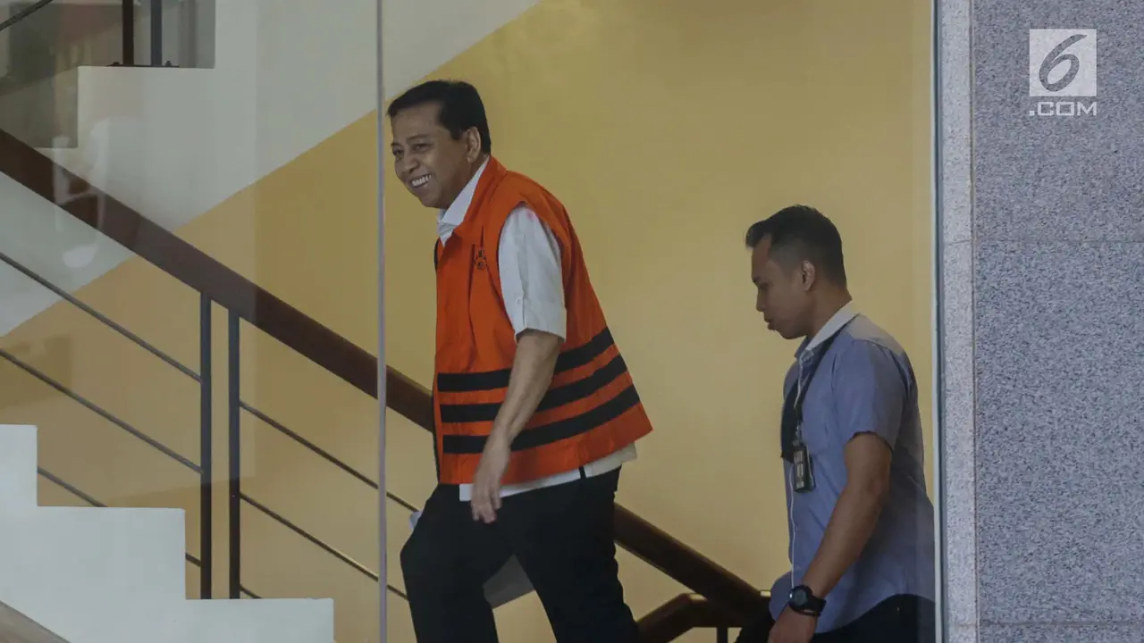 Usai Jalani Sidang, Setya Novanto Kembali Jalani Pemeriksaan di KPK