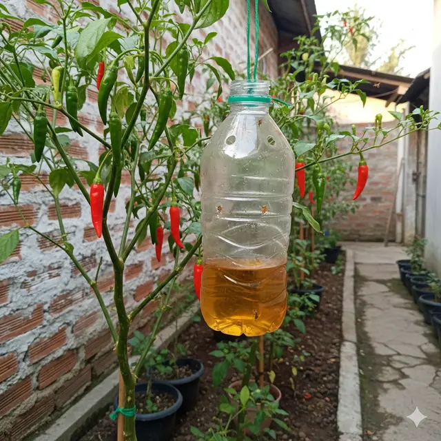 Cara mengendalikan lalat buah (Foto: Gemini AI)