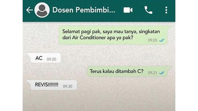 6 Chat Mahasiswa ke Dosen Ini Bikin Emosi Sekaligus Geregetan