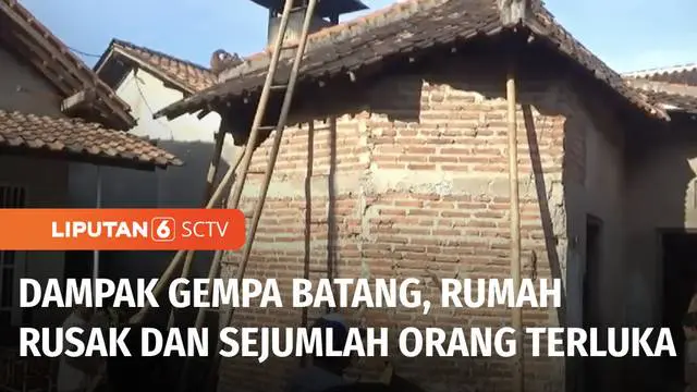 VIDEO: Gempa dengan Magnitudo 4,6 Guncang Batang, Getaran Dirasakan Warga Pekalongan