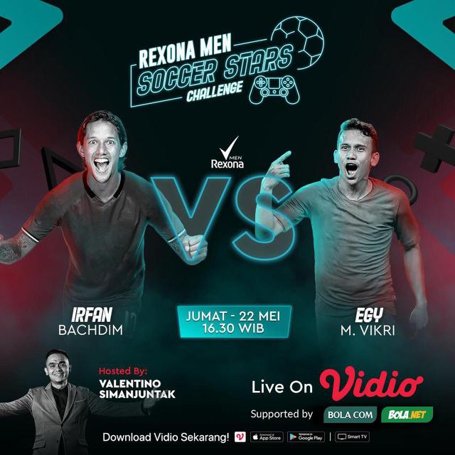 Rexona Men Soccer Stars Challenge, Irfan Bachdim, Egy Maulana Vikri