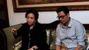 Dalam keterangan Persnya ia menyangkal pernyataan KPK yang menyebut Joko Widodo tidak punya rekening di luar negeri, Jakarta, Rabu (15/10/2014) (Liputan6.com/Johan Tallo) 