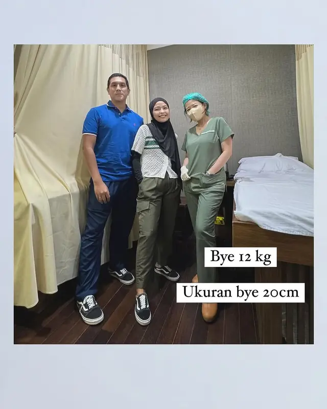 5 Potret Arda suami Tantri usai diet 12 kg, motivasi langsing biar istri terkagum