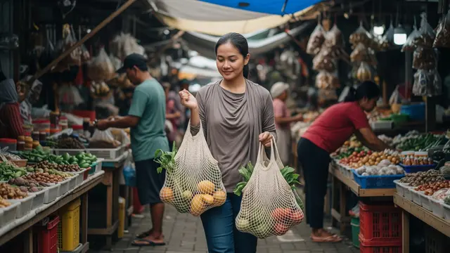 Tas Jaring (Produce Bags) untuk Sayur dan Buah