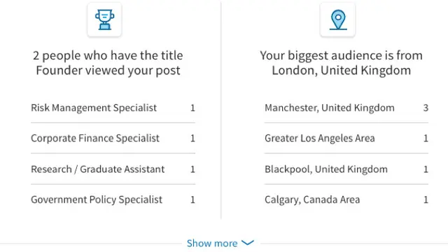 Fitur LinkedIn (sumber: Makeuseof)