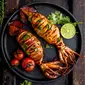 ilustrasi cumi bakar/copyright Shutterstock by  Larisa Blinova