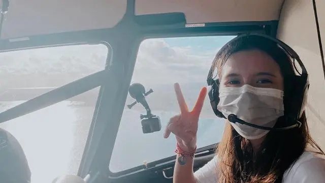 Sarah Menzel dan Azriel Hermansyah di Bali