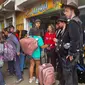 Wisatawan yang hendak ke Machu Picchu terlunta-lunta karena blokade warga Peru yang protes. (Dok: AFP)
