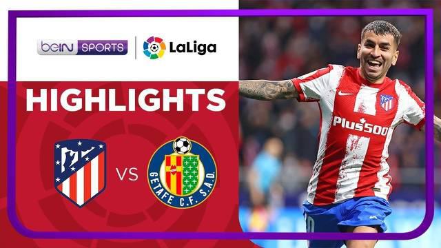 Berita video highlights Liga Spanyol, Atletico Madrid menang 4-3 atas Getafe, Minggu (13/2/22)