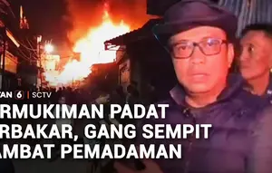 Pemukiman Padat Penduduk Makassar Terbakar, Warga Panik