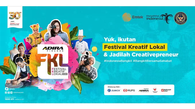 Kamu Creativepreneur? Tunjukkan Karyamu Lewat Festival Kreatif Lokal 2020!