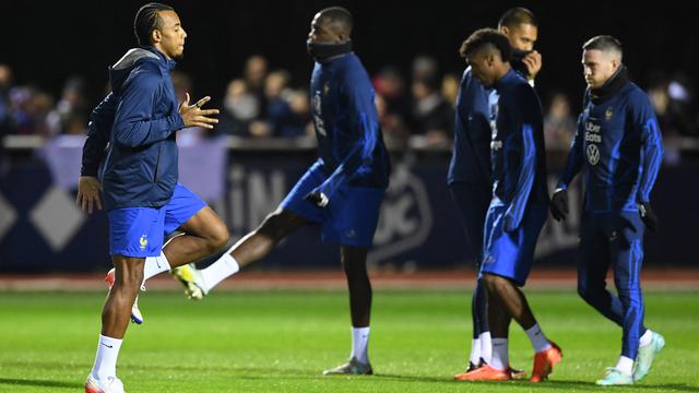 Latihan timnas Prancis jelang laga Piala Dunia 2022 Qatar