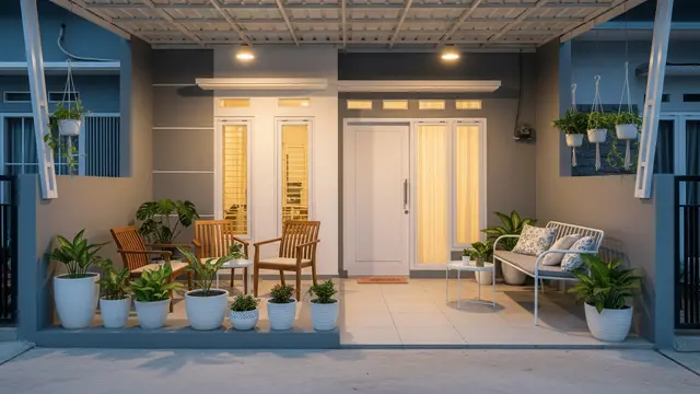 Model Teras Minimalis dan Cozy