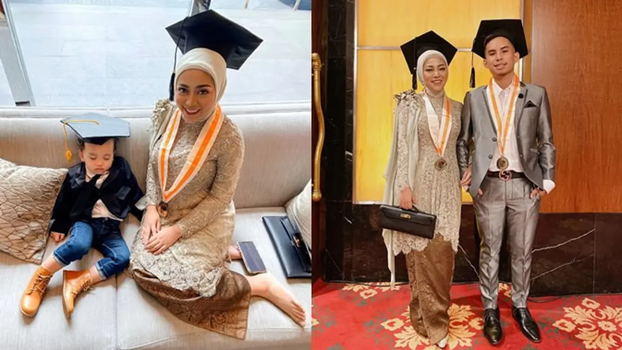 Penuh Kebahagiaan, Ini 7 Momen Rachel Vennya Wisuda Bareng Suami