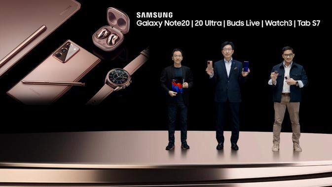 Peluncuran online Galaxy Note 20 series (Foto: Samsung Indonesia)