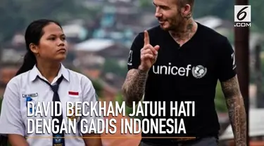 David Beckham berkunjung ke SMPN 17 Semarang dan bertemu dengan Sripun, siswi teladan dan pejuang anti-bullying.