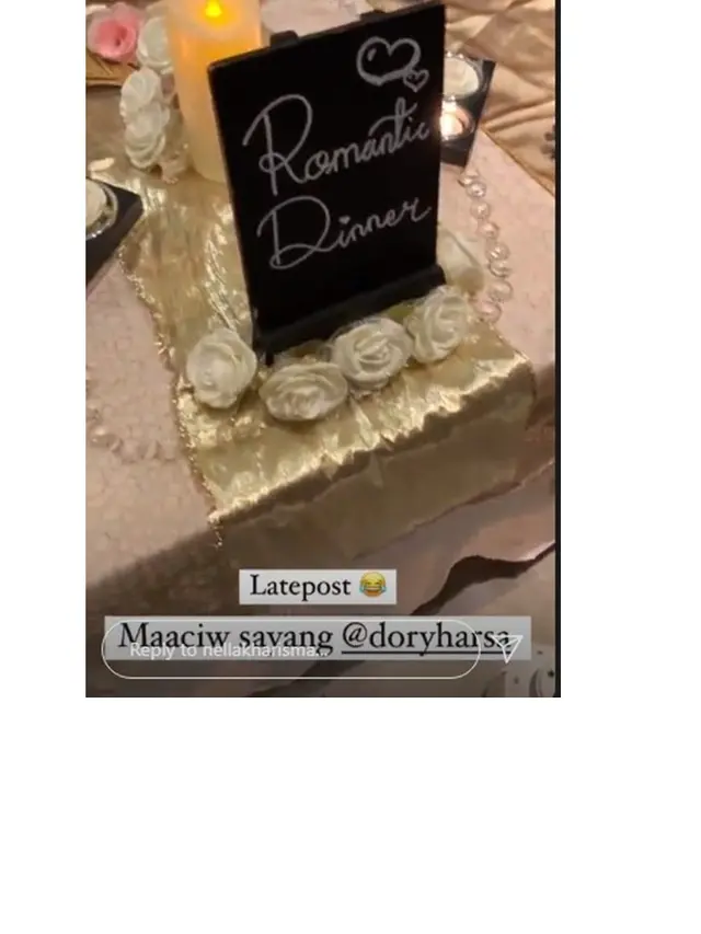 6 Momen Ulang Tahun Nella Kharisma, Dapat Kejutan Dinner Romantis dari Dory Harsa