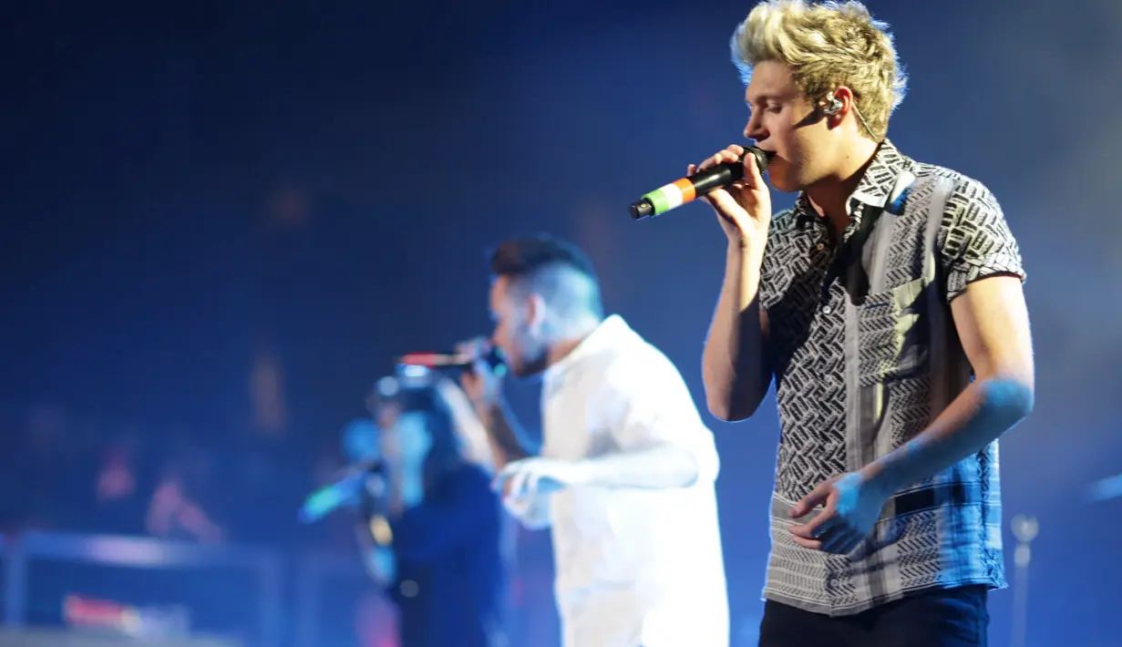 "Tolong, lakukanlah hal-hal yang lebih penting di bandingkan harus mengambil foto orang tertidur tanpa sepengetahuannya," tulisnya. Wah, sabar ya Niall. (AFP/Bintang.com)