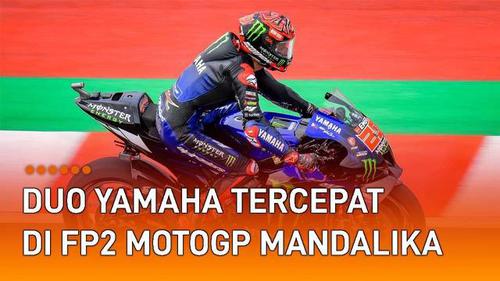 VIDEO: Duo Yamaha Kuasai FP2 MotoGP Mandalika 2022