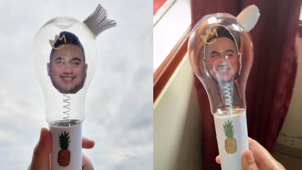 Bak Idol K-Pop, Begini Bentuk Lightstick Nastar Bong Milik Nassar Buatan Penggemar