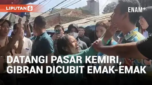 VIDEO: Gibran Borong Es Doger dan Cincau di Pasar Kemiri