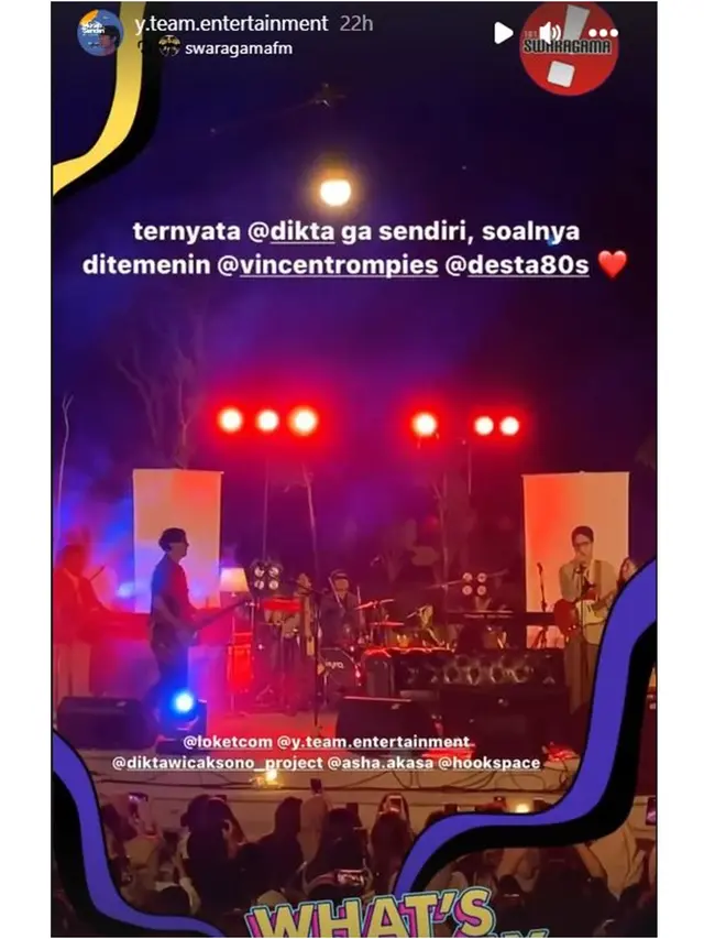 Sebelum Hadiri Pernikahan Enzy, Ini 6 Potret Desta Manggung Bareng Dikta di Jogja