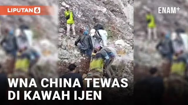 WNA China Ditemukan Tewas di Kawah Ijen
