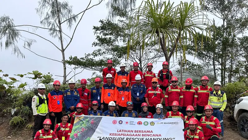 Latihan Bersama Kesiapsiagaan Bencana MDA (Liputan6.com/Fauzan)