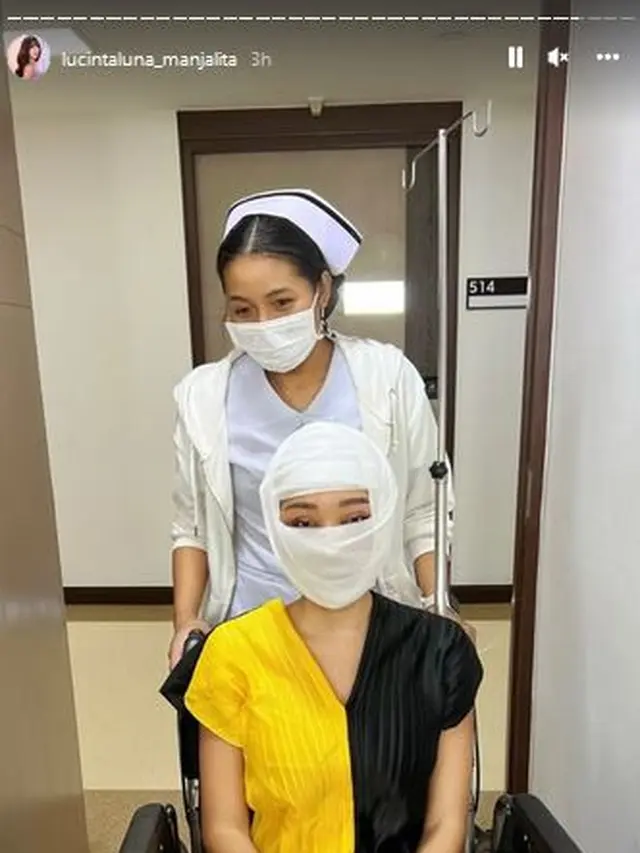 Lucinta Luna Diduga Lakukan Operasi Plastik, Ini 6 Potretnya dengan Wajah Diperban