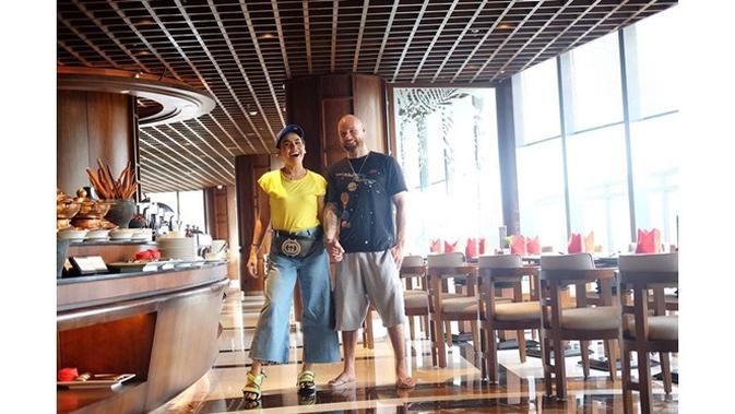 Melaney Ricardo dan Tyson Lynch (Sumber: Instagram/melaney_ricardo)