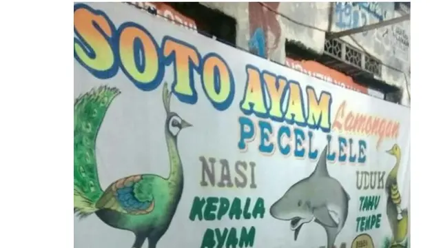 6 Spanduk Penjual Penyetan Ini Nyeleneh, Bikin Geleng Kepala