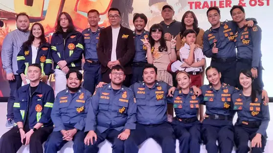 Totalitas Selama Syuting Film ‘GJLS: Berapi-Api’, Rispo Pakai Baju Damkar Hampir 10 Kilo!