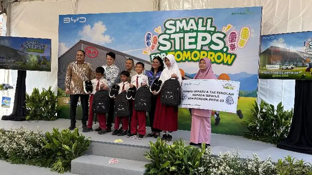 Begini Cara BYD Peduli Pendidikan di Indonesia (Arief A/Liputan6.com)
