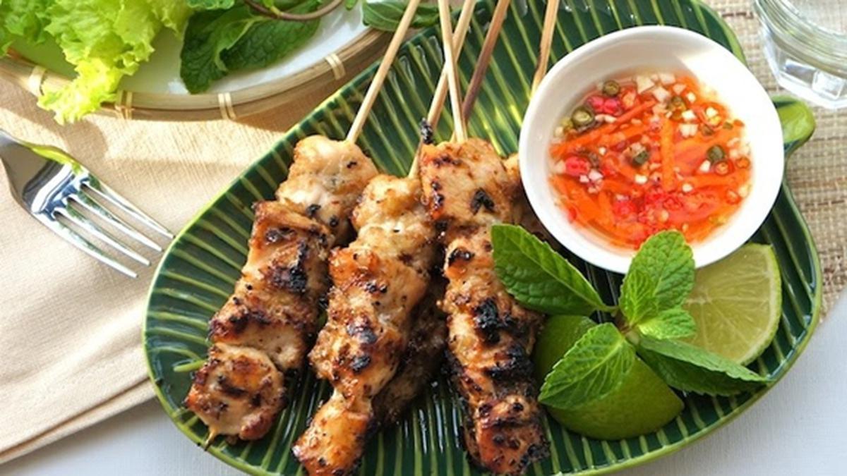 Resep Sate Ayam Bumbu Serai Ala Vietnam