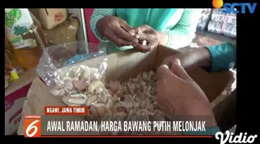 Awal puasa, harga sejumlah bahan pokok, seperti bawang putih, tomat dan cabai di beberapa daerah melonjak.