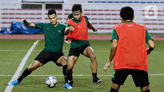 Latihan Perdana Timnas Indonesia U-22