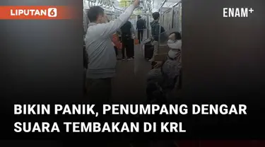 Seorang netizen membagikan ceritanya ketika mendengar suara tembakan di dalam KRL