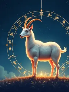logo ramalan zodiak capricorn (sumber: AI generated)