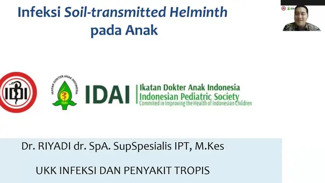 Seminar "Dampak Cacingan pada Anak" Oleh IDAI, Jumat, 22 Agustus 2025.