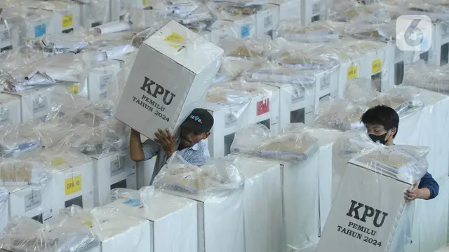 Pendistribusian Logistik Pemilu 2024 di Jakarta Pusat