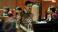 Paul Nelwan mengakui hal itu setelah JPU KPK mengingatkan Paul tentang Berita Acara Pemeriksaan (BAP) saat diperiksa KPK. Andi Mallarangeng lemas usai menjalani sidang di Pengadilan Tipikor, Kuningan, Jakarta, Senin (14/4) (Liputan6.com/JohanTallo)