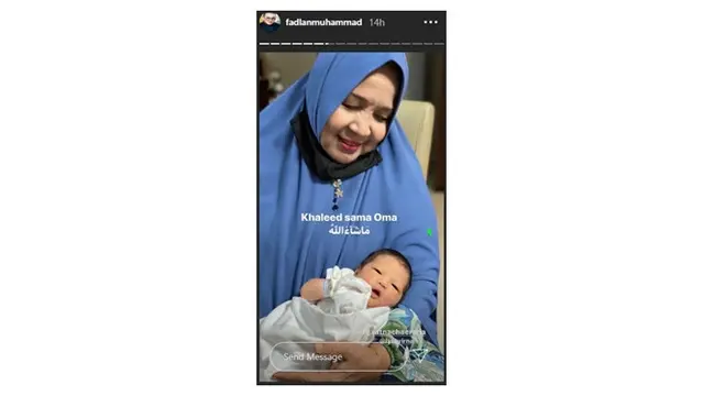 5 Potret Khaleed Al-Fatih, Anak Lyra Virna dan Fadlan yang Menggemaskan