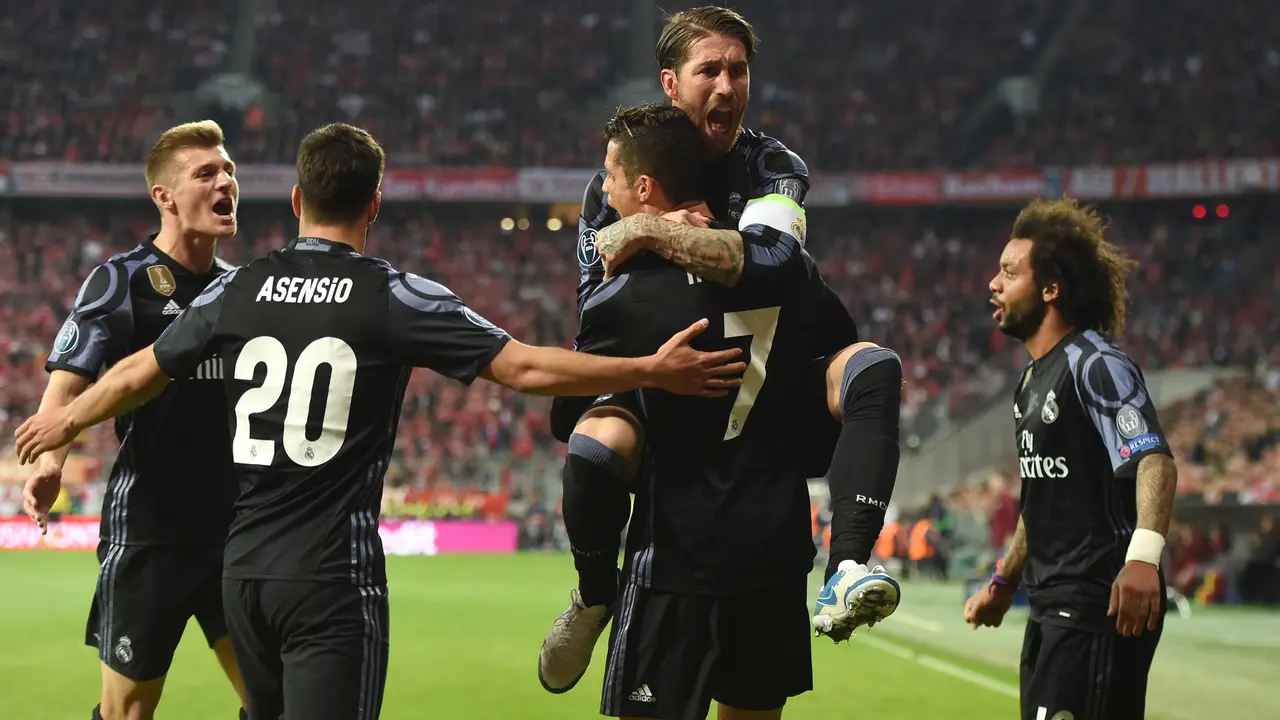 20170412-Ronaldo Bawa Real Madrid Tundukkan Bayern Muenchen-AP