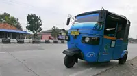 SPBG Langka, Penghasilan Supir Bajaj di Jakarta Merosot