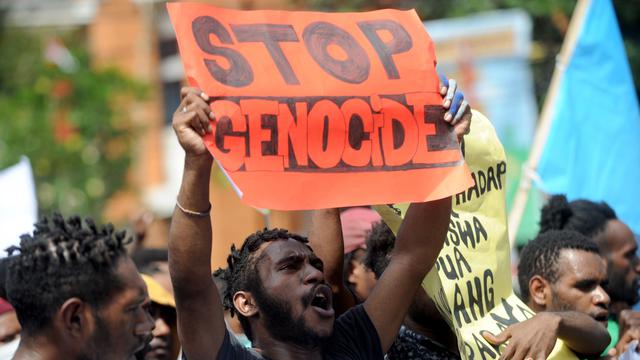 Protes Insiden Surabaya, Mahasiswa Papua Berunjuk Rada di Bali