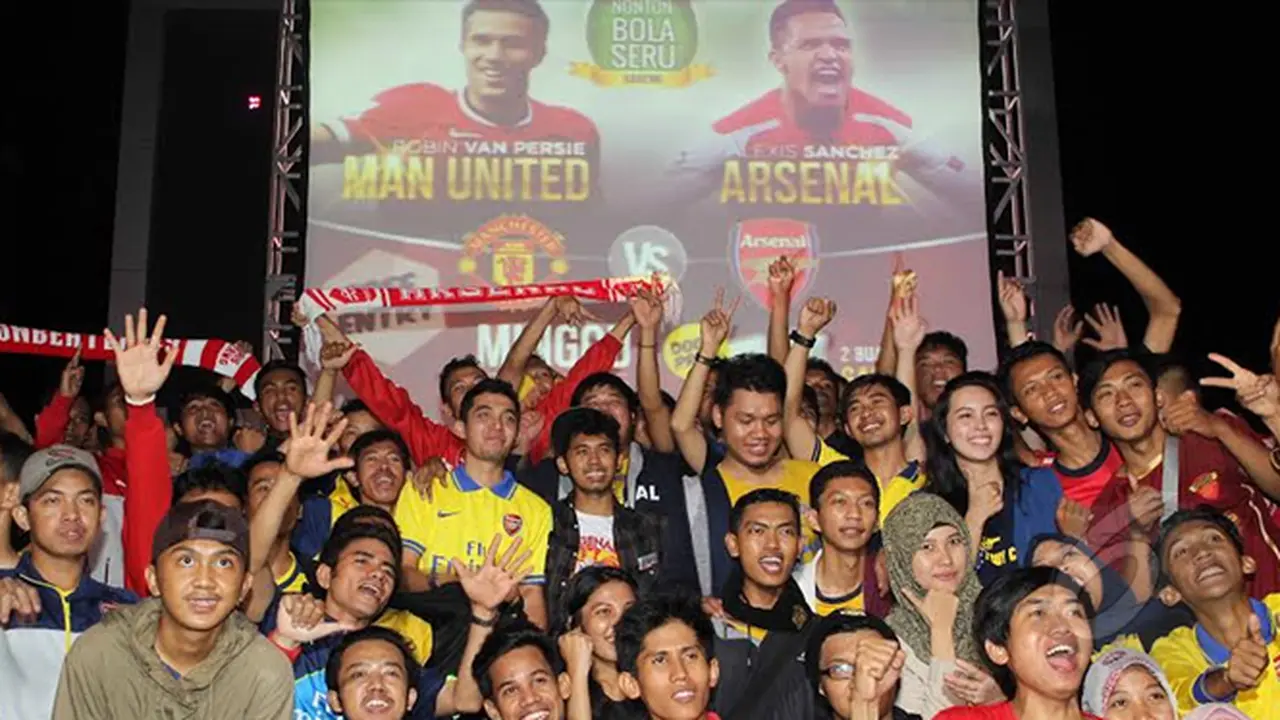 Nobar MU vs Arsenal Bersama Kratingdaeng
