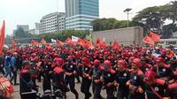 Aksi Unjuk Rasa di Depan Gedung DPR, Partai Buruh Tolak Keras RUU Kesehatan/Istimewa.