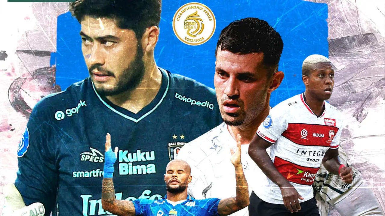 BRI Liga 1 Championship Series - Ilustrasi Jaja, Stefano Lilipaly, David da Silva, Adilson Maringa